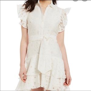 Gianni Bini Star burnout ruffle dress size 12